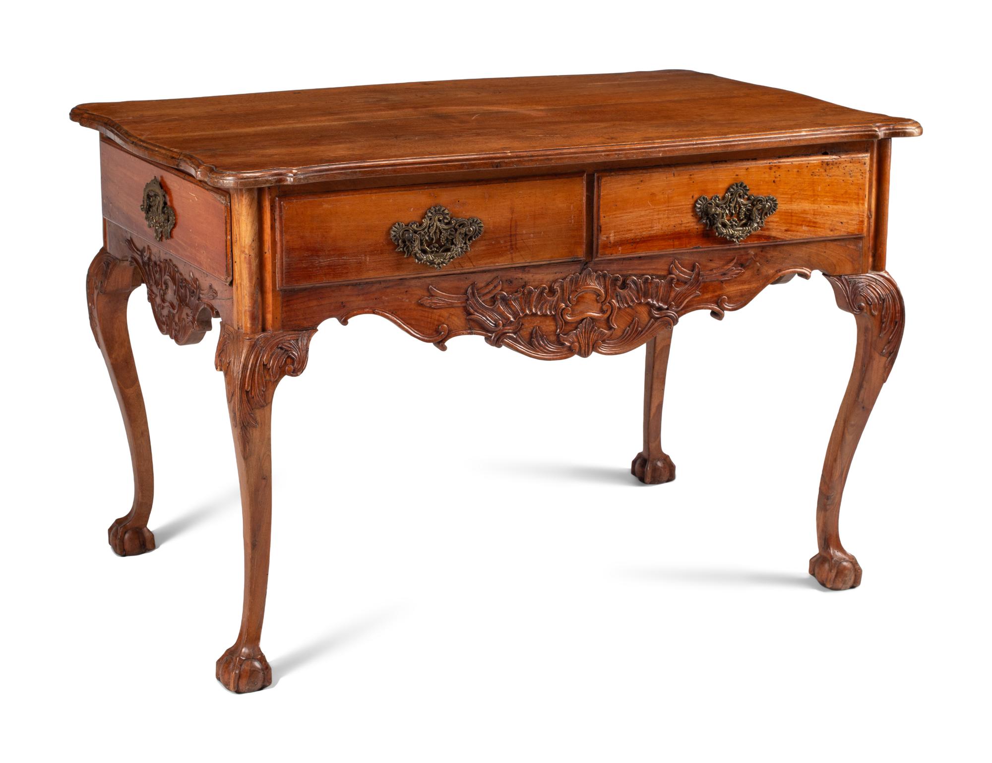 A Dutch Carved Walnut Table