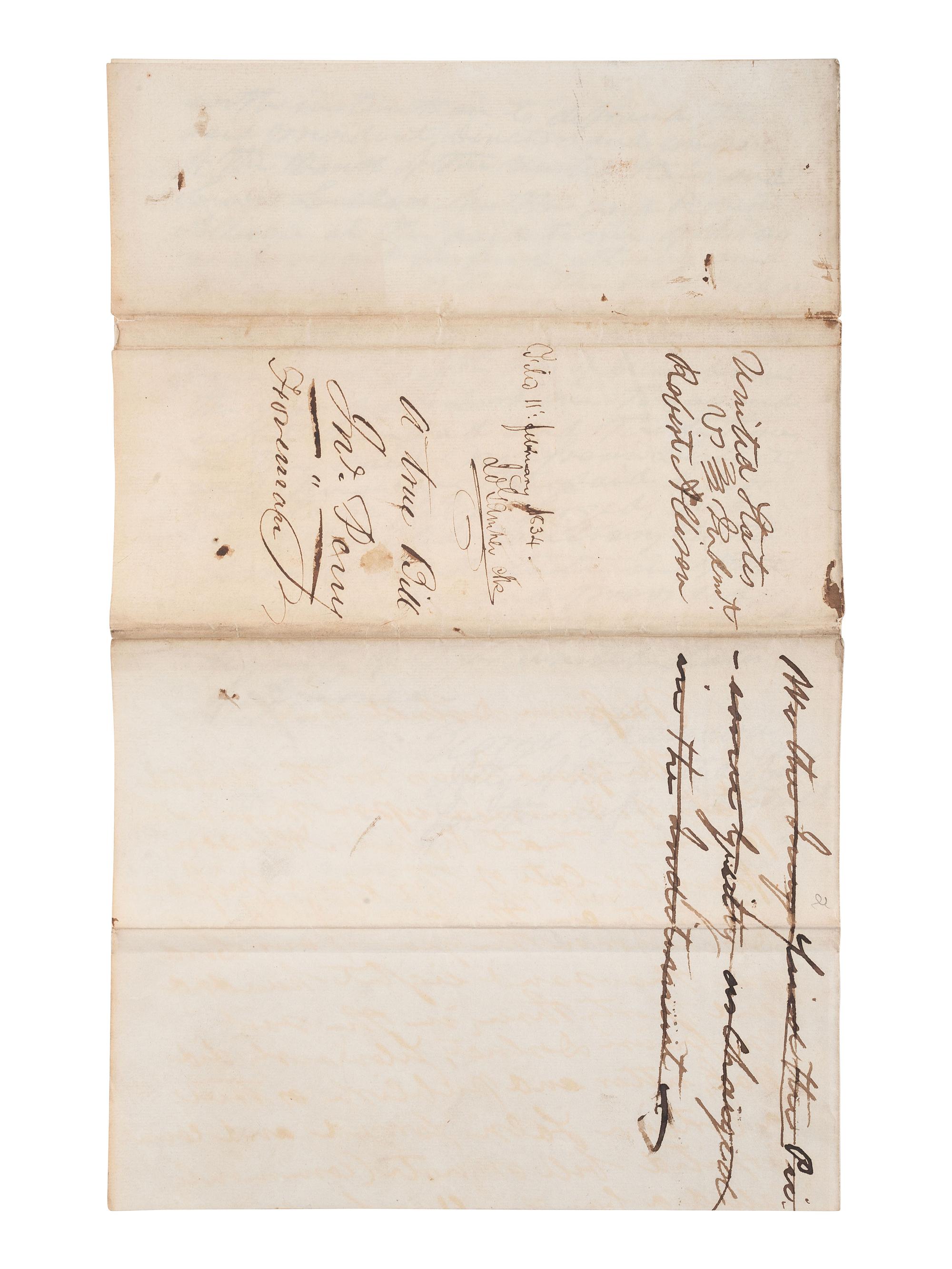 [NATIVE AMERICAN]. Documents related to US Indian Agent Richard Graham (1787- ca 1857).