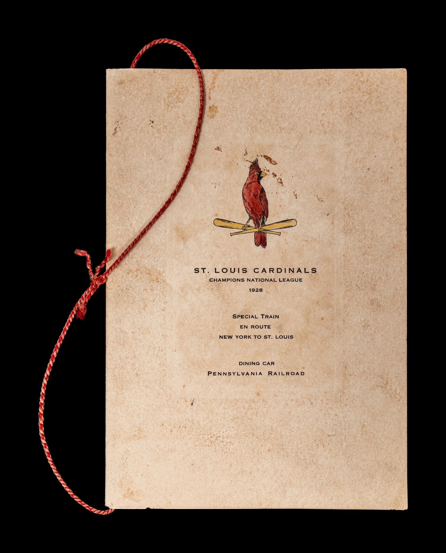 A Group of Jimmy Wilson Personally Owned Early St. Louis Cardinals Items,