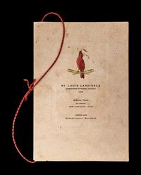 A Group of Jimmy Wilson Personally Owned Early St. Louis Cardinals Items,