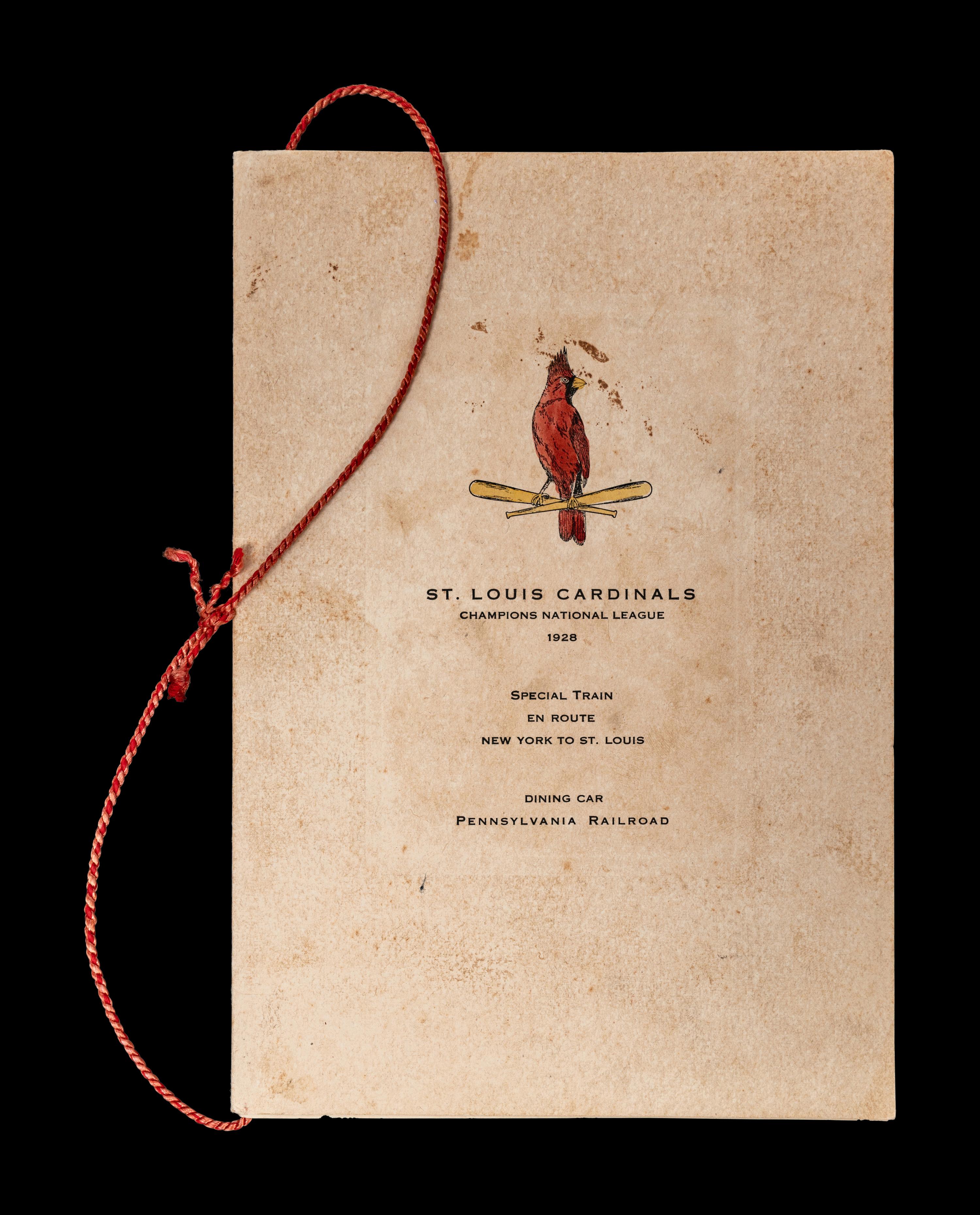 A Group of Jimmy Wilson Personally Owned Early St. Louis Cardinals Items,