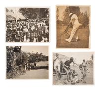 [EARLY PHOTOGRAPHY]. Photographs of events & landmarks in the US and beyond, incl. train derailment