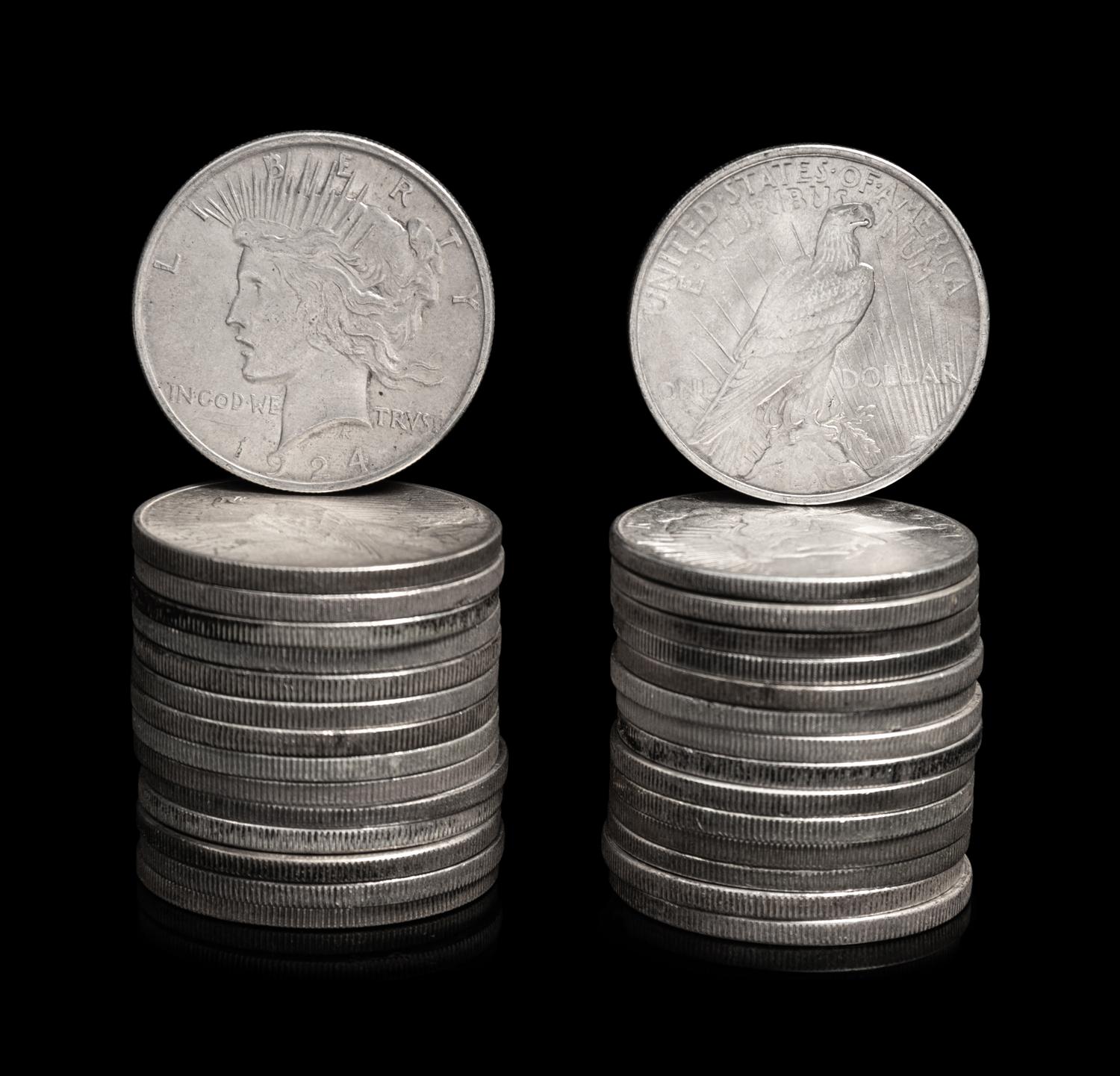 Thirty Peace $1 Coins