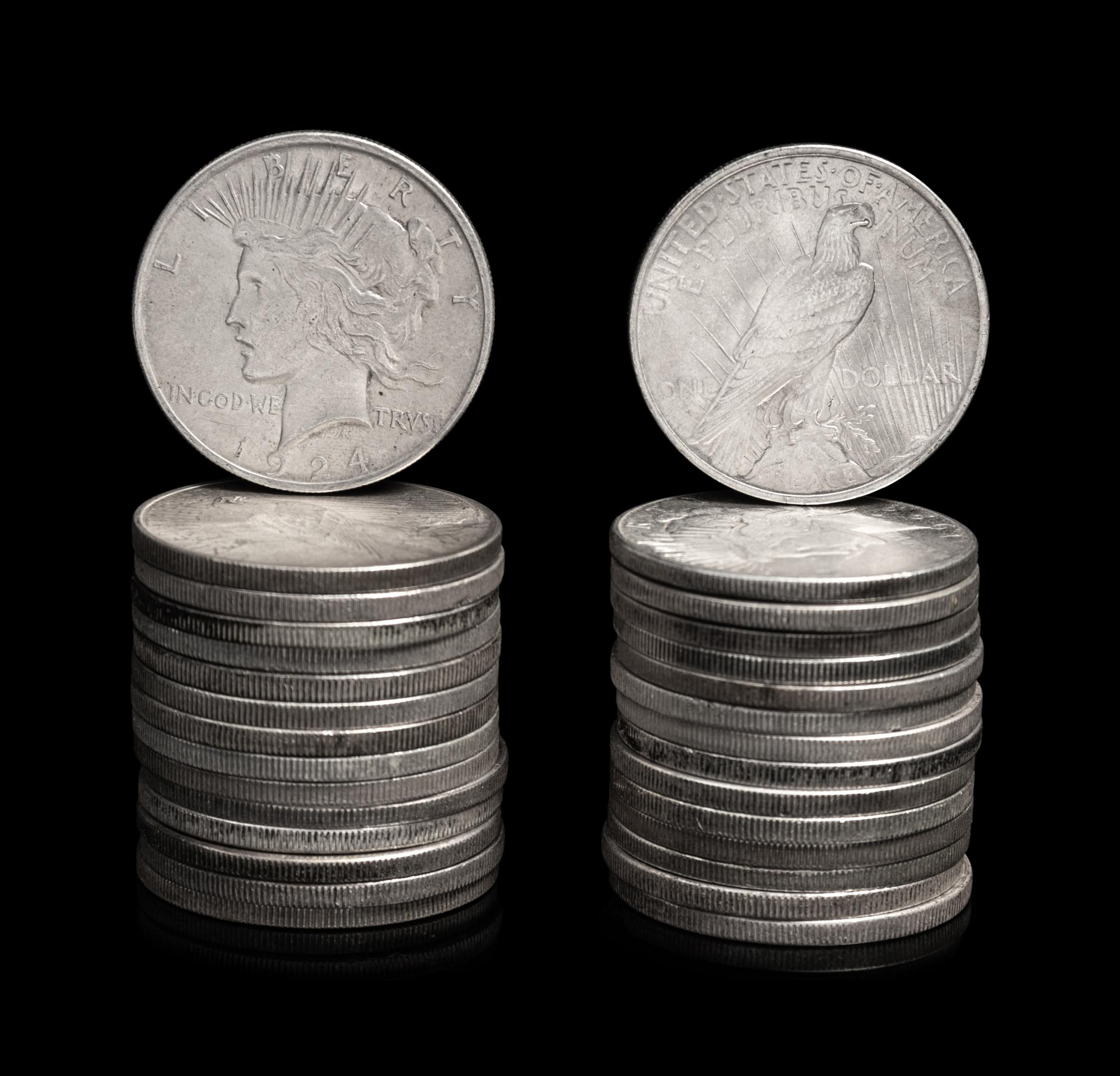Thirty Peace $1 Coins