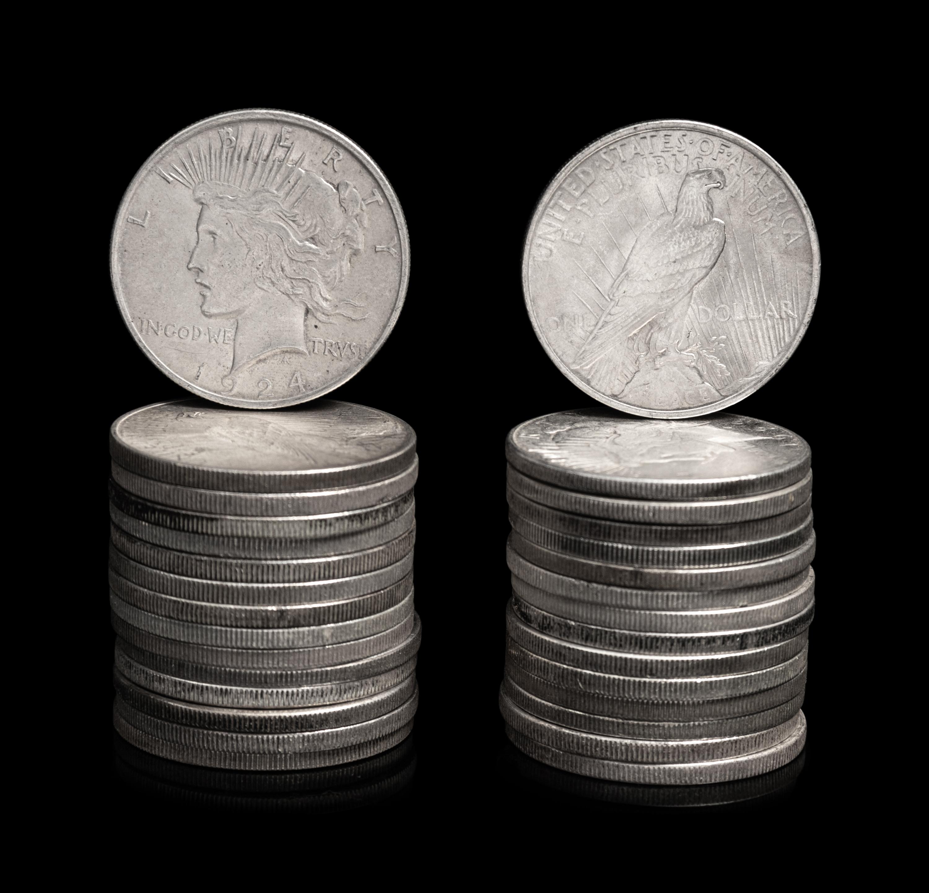 Thirty Peace $1 Coins