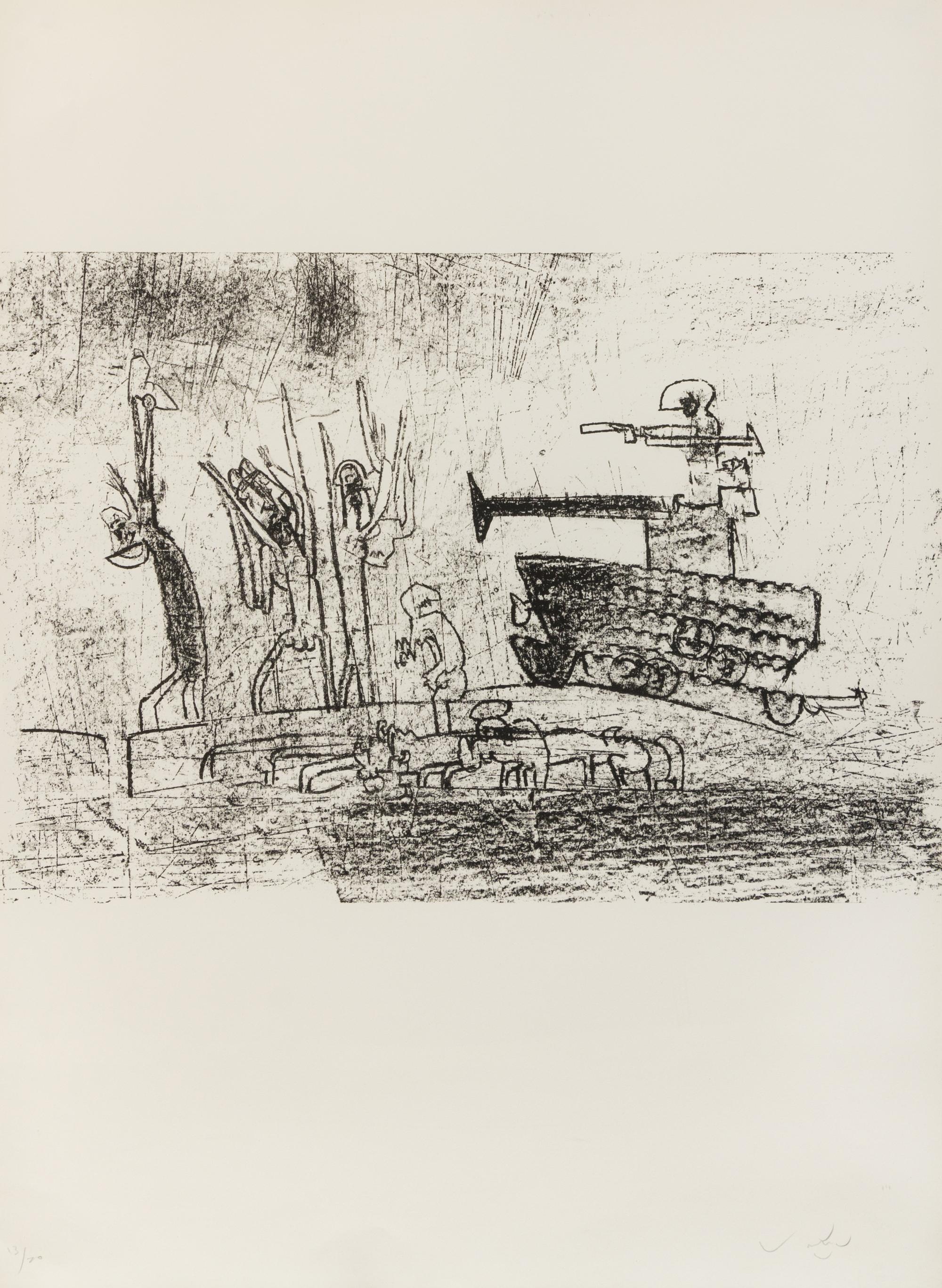 Roberto Matta, (Chilean, 1911-2002), Untitled (portfolio of 6 prints)