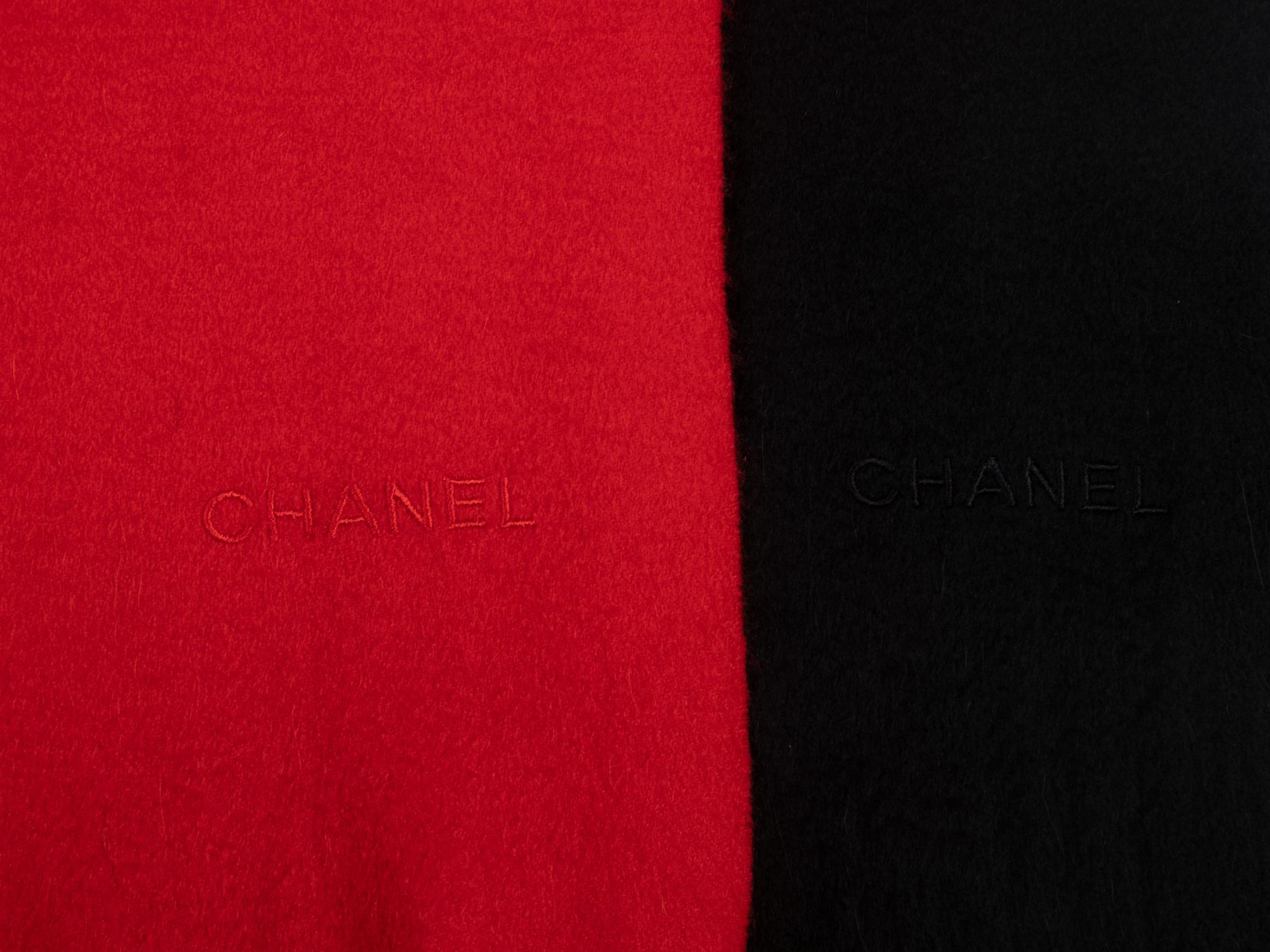 Two Chanel Cashmere Scarves