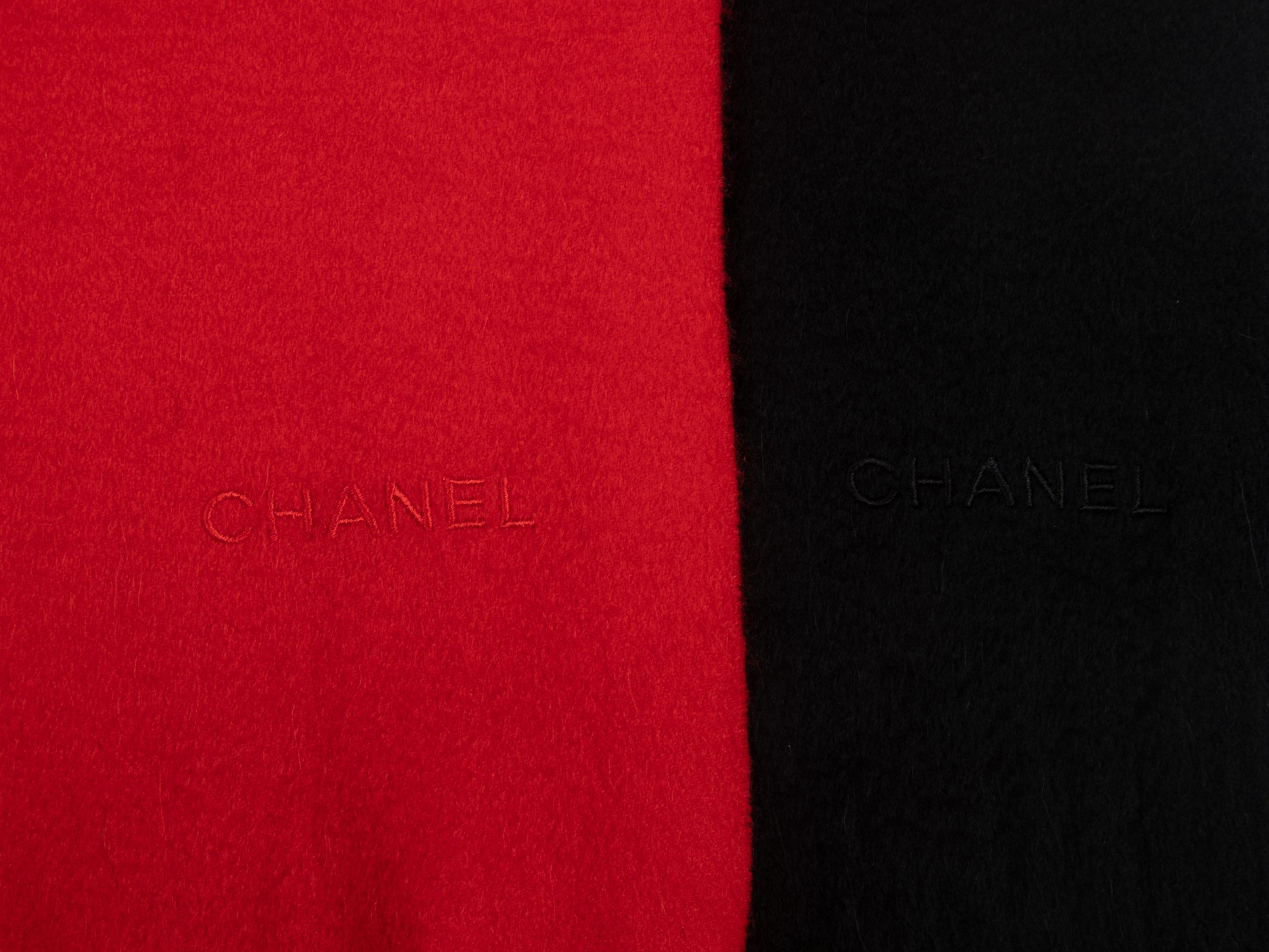 Two Chanel Cashmere Scarves