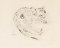 FOUJITA, TSUGOUHARA. 20 etchings from A Book of Cats. New York, 1930. One signed in pencil.
