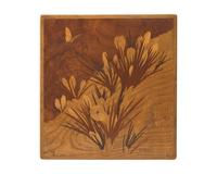 Émile Gallé (French, 1846-1904), A group of four Art Nouveau carved mahogany and marquetry nesting tables, circa 1900