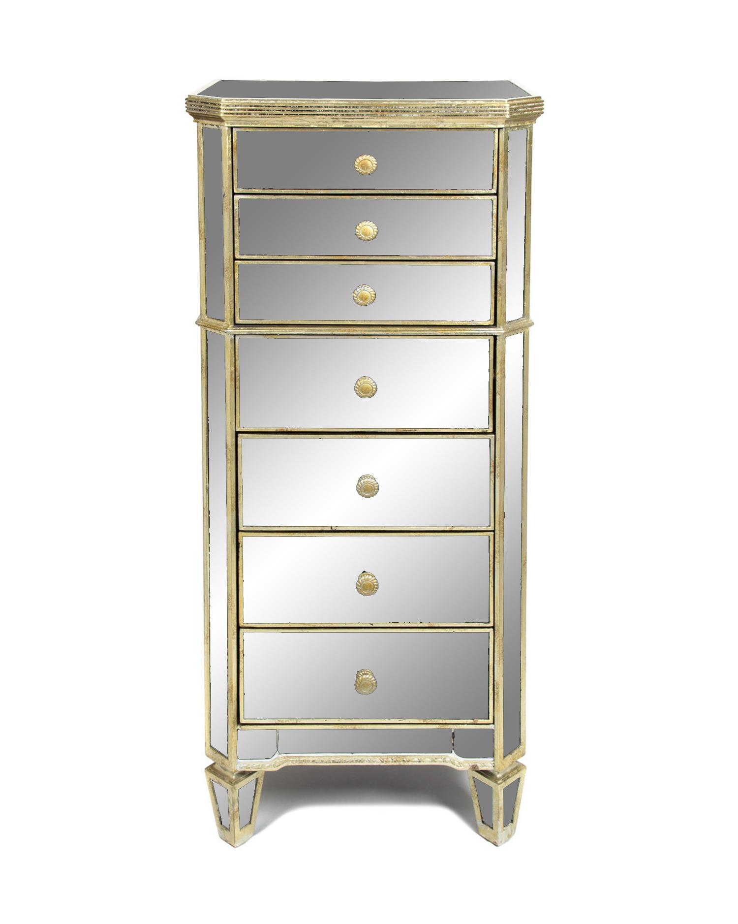 A Venetian Style Mirrored Semanier — 20TH CENTURY