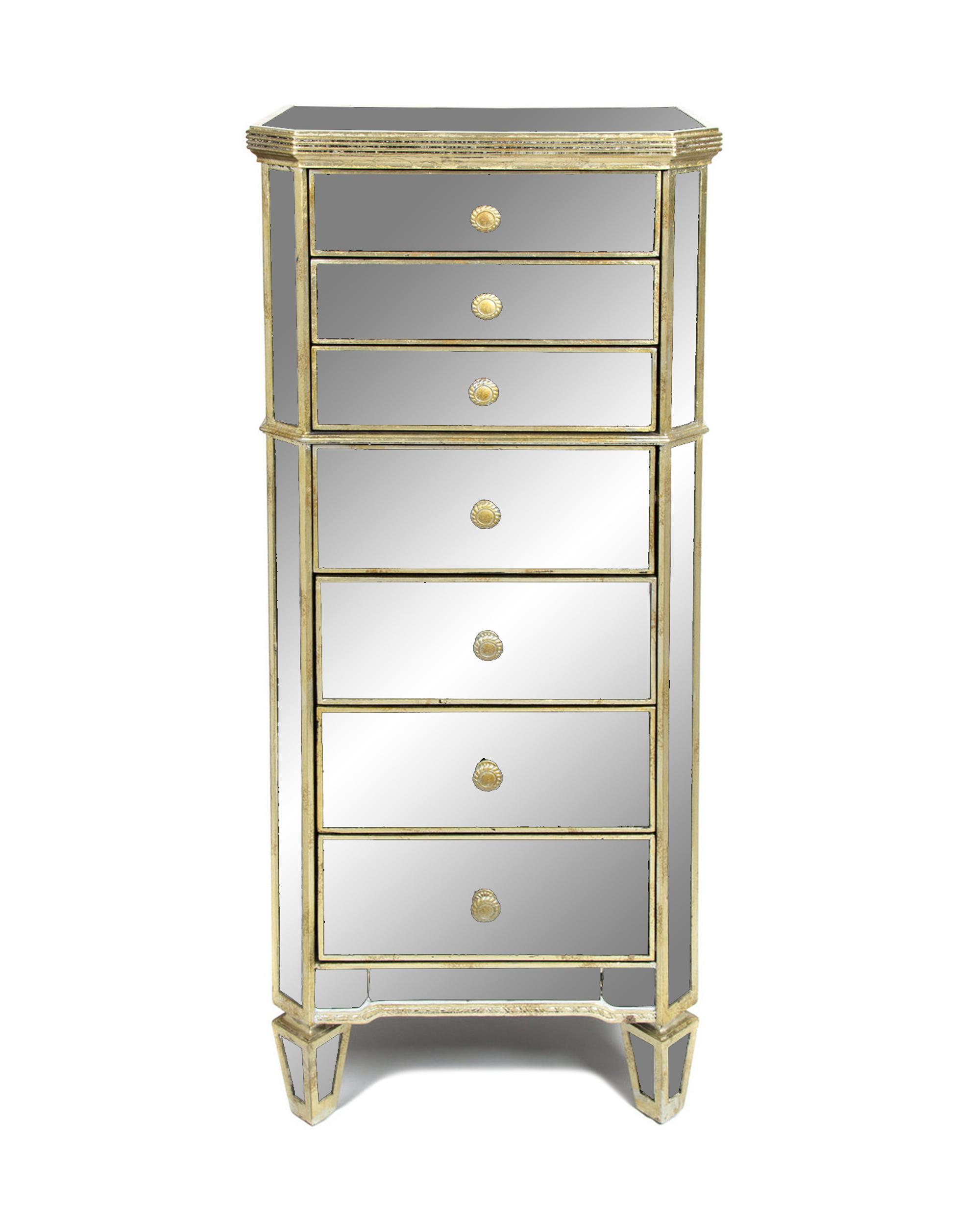A Venetian Style Mirrored Semanier — 20TH CENTURY