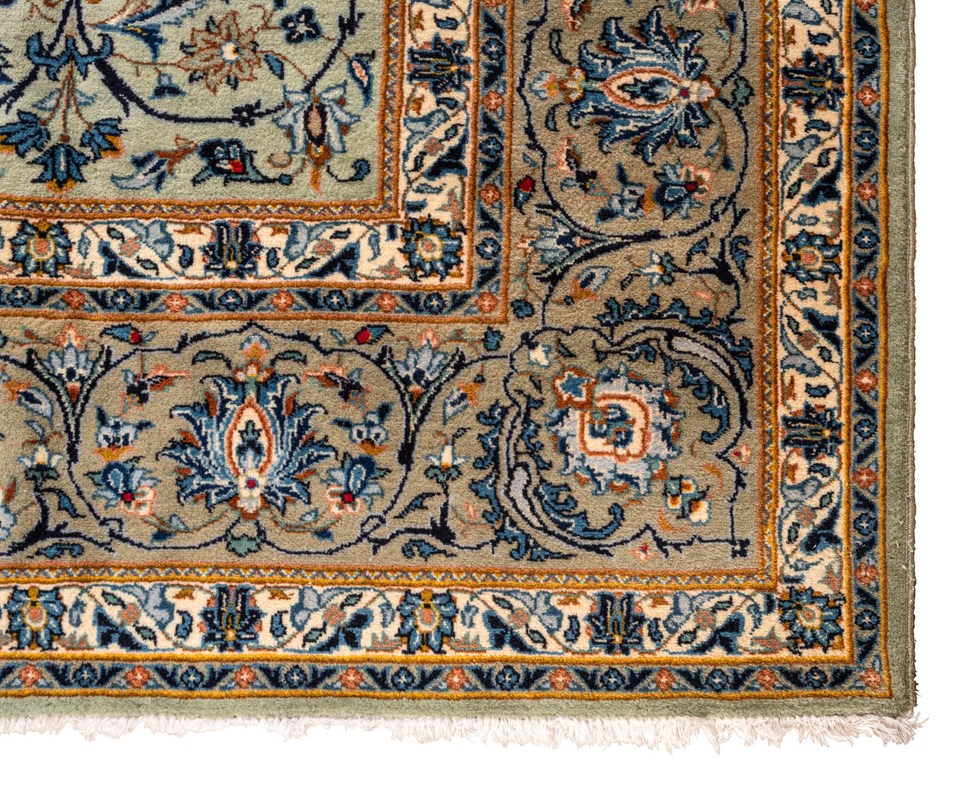 A Kashan Wool Rug
