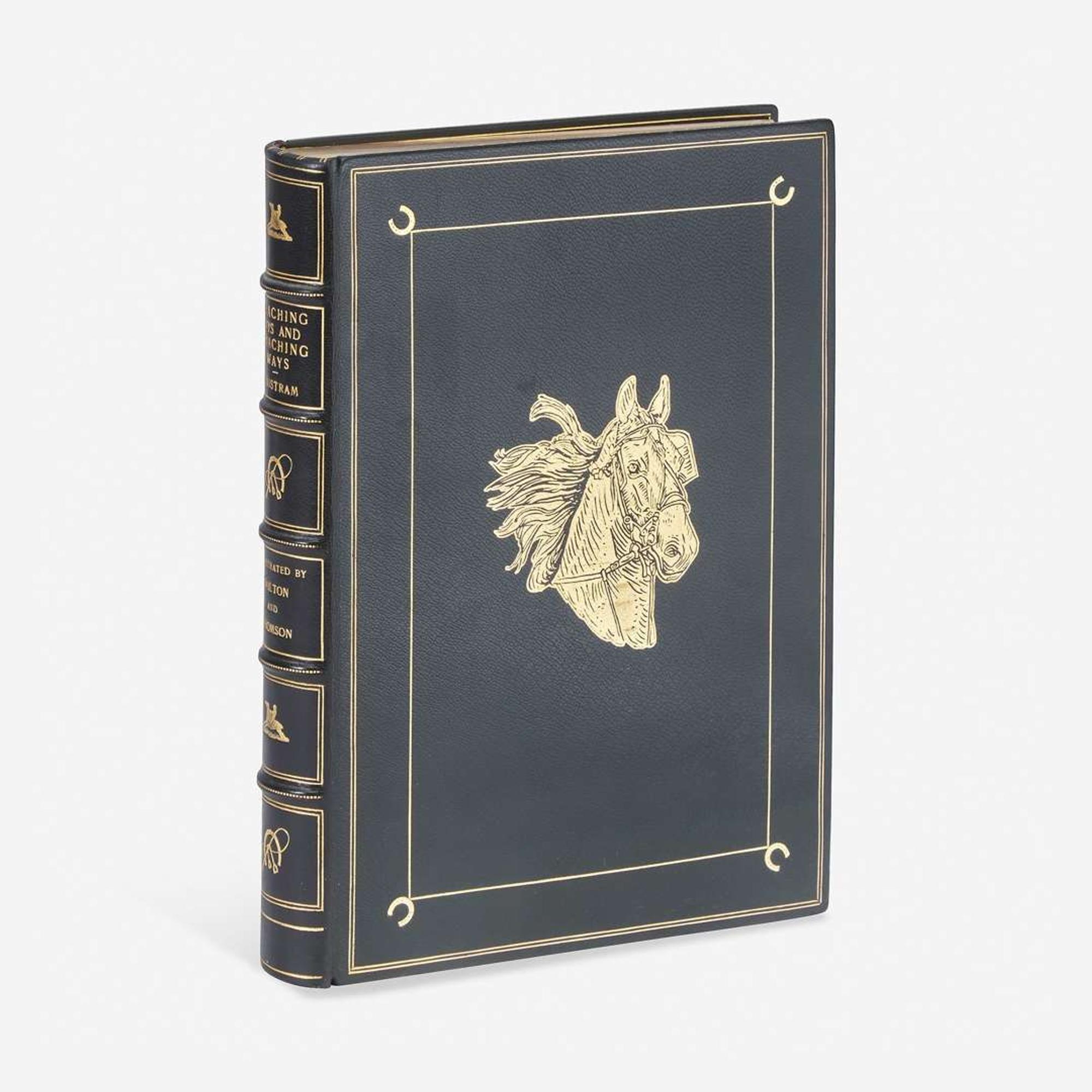 [Fine Bindings] [Bennett] Tristram, W. Outram Coaching Days and Coaching Ways