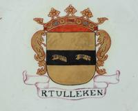 A Large Chinese Export Porcelain Armorial Charger for the Dutch Family Tulleken