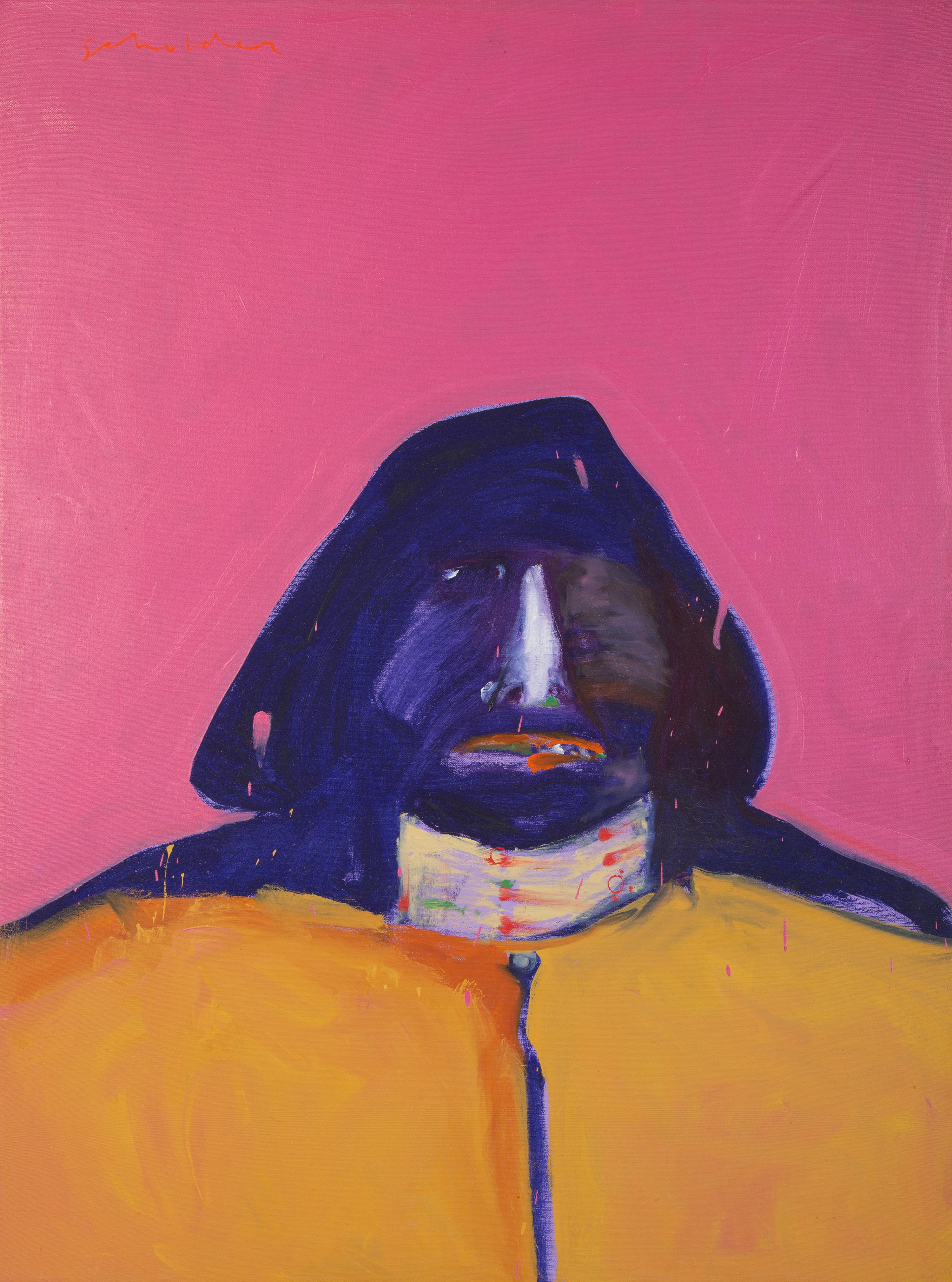 American Portrait with Beaded Collar