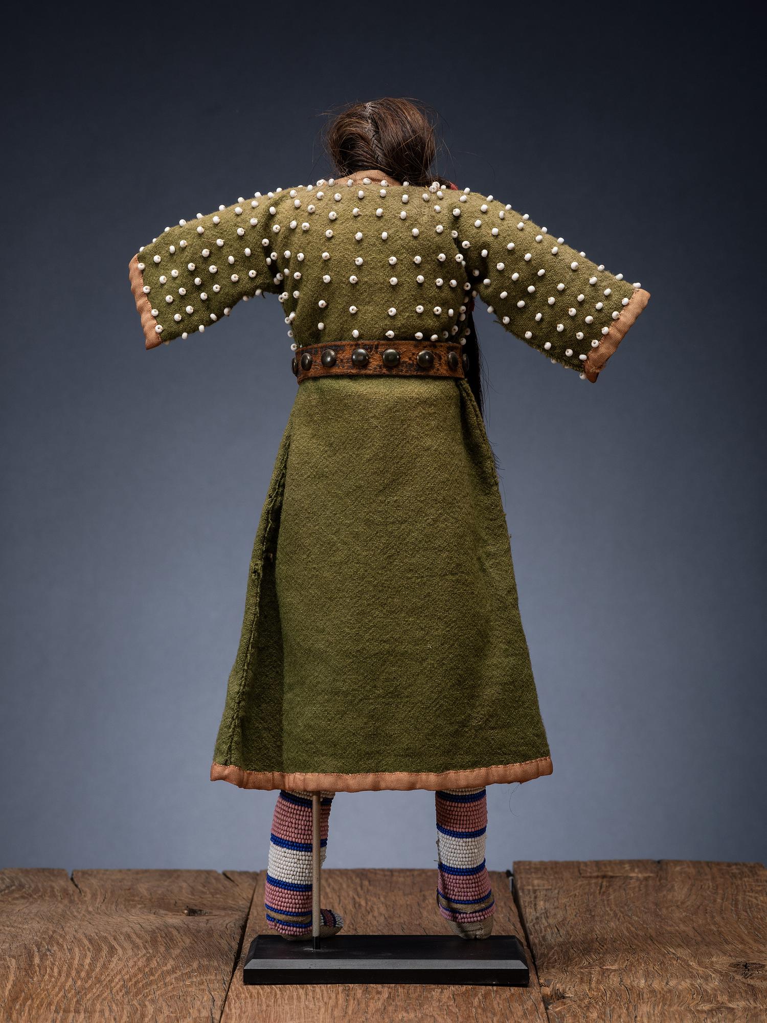 Crow Beaded Doll