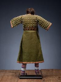 Crow Beaded Doll