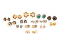 Thirteen Items of Designer Costume Jewelry Including Chanel and Hermès