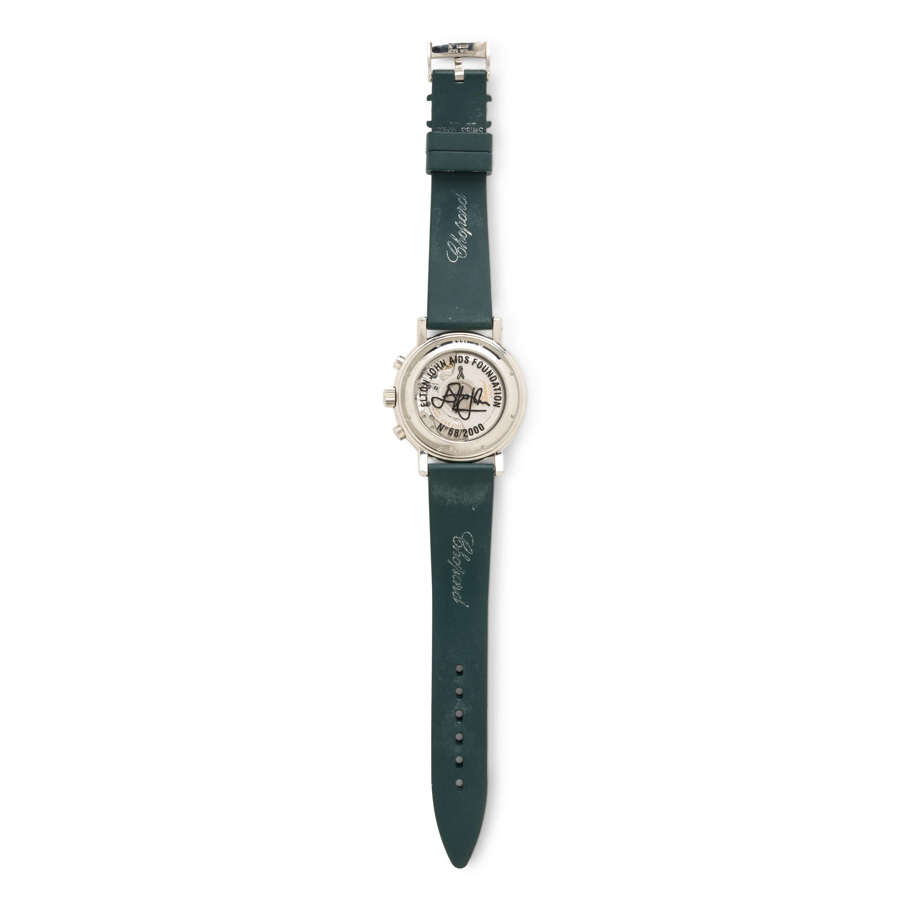 Chopard, Ref. 8331, Steel 'Mille Miglia' 'Elton John Aids Foundation' Limited Edition Chronograph Watch