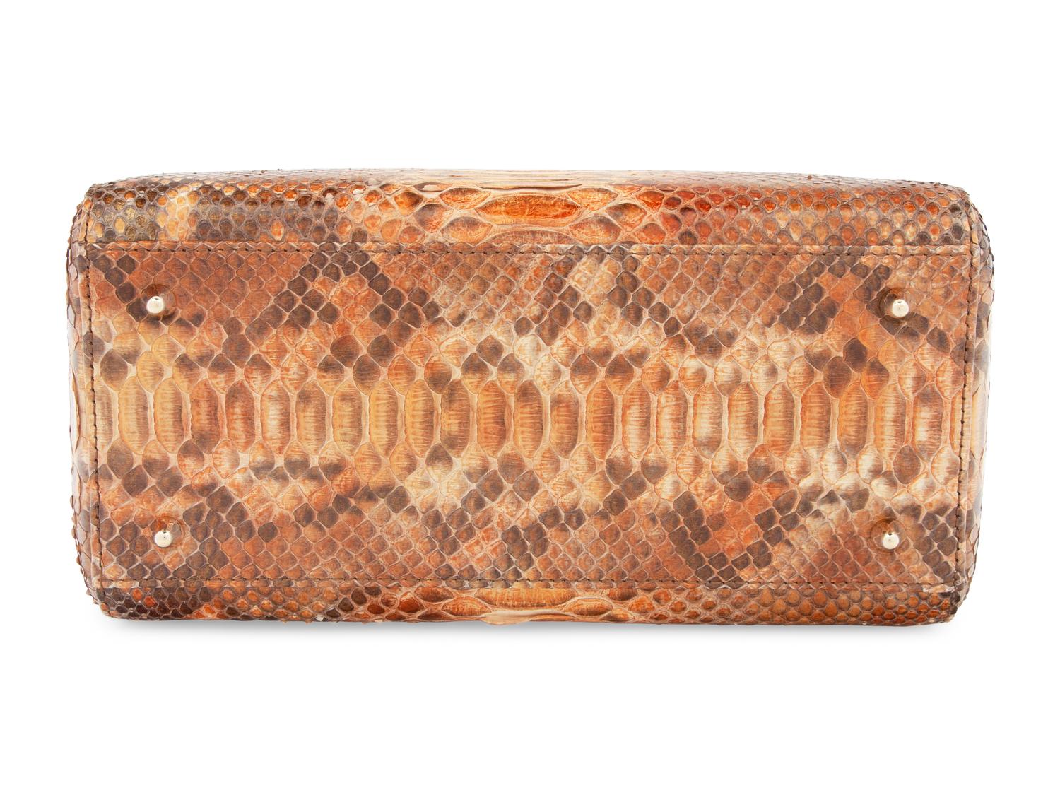 Christian Dior Multicolored Python Small Lady Dior Bag, 2010