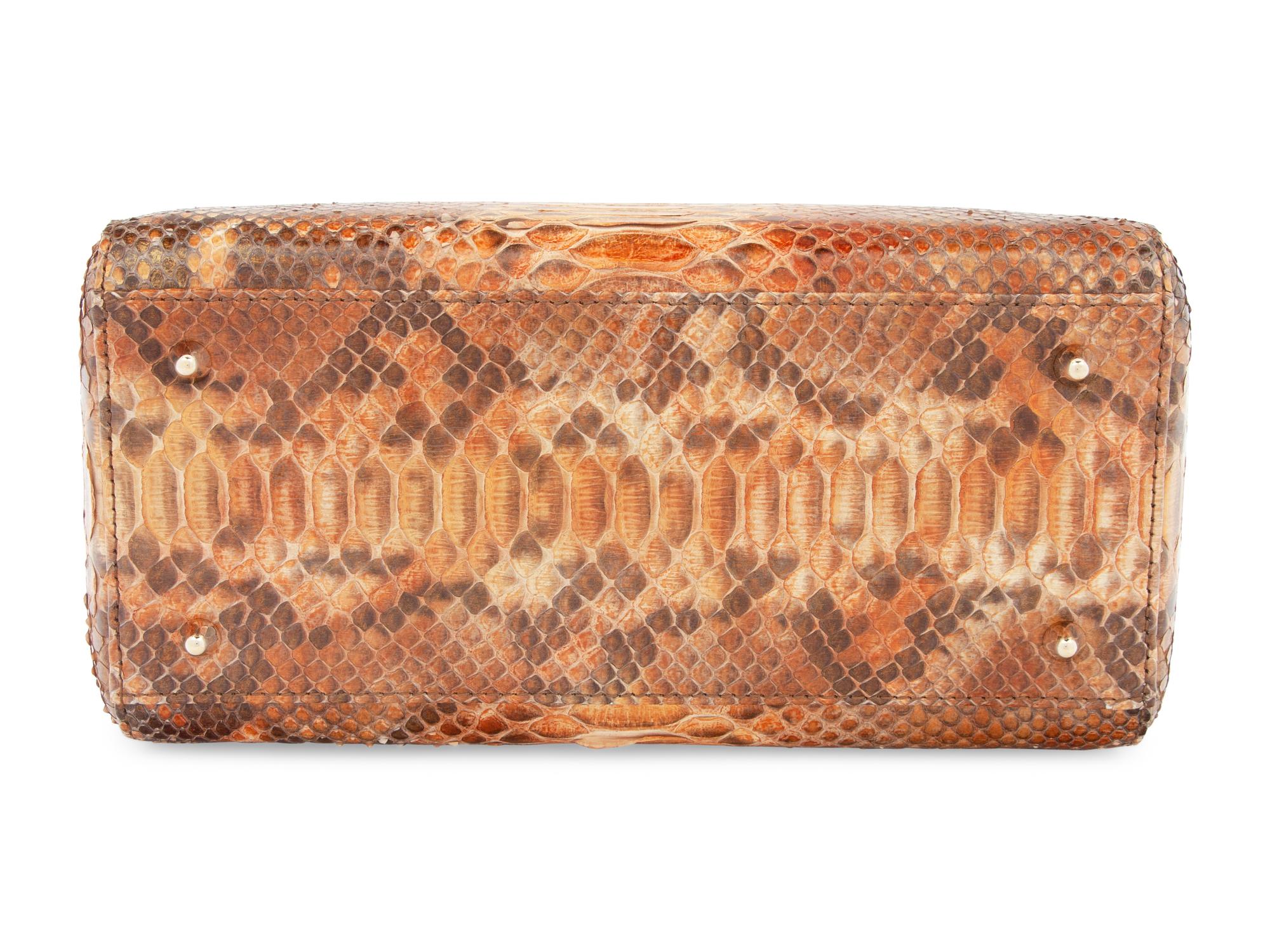 Christian Dior Multicolored Python Small Lady Dior Bag, 2010
