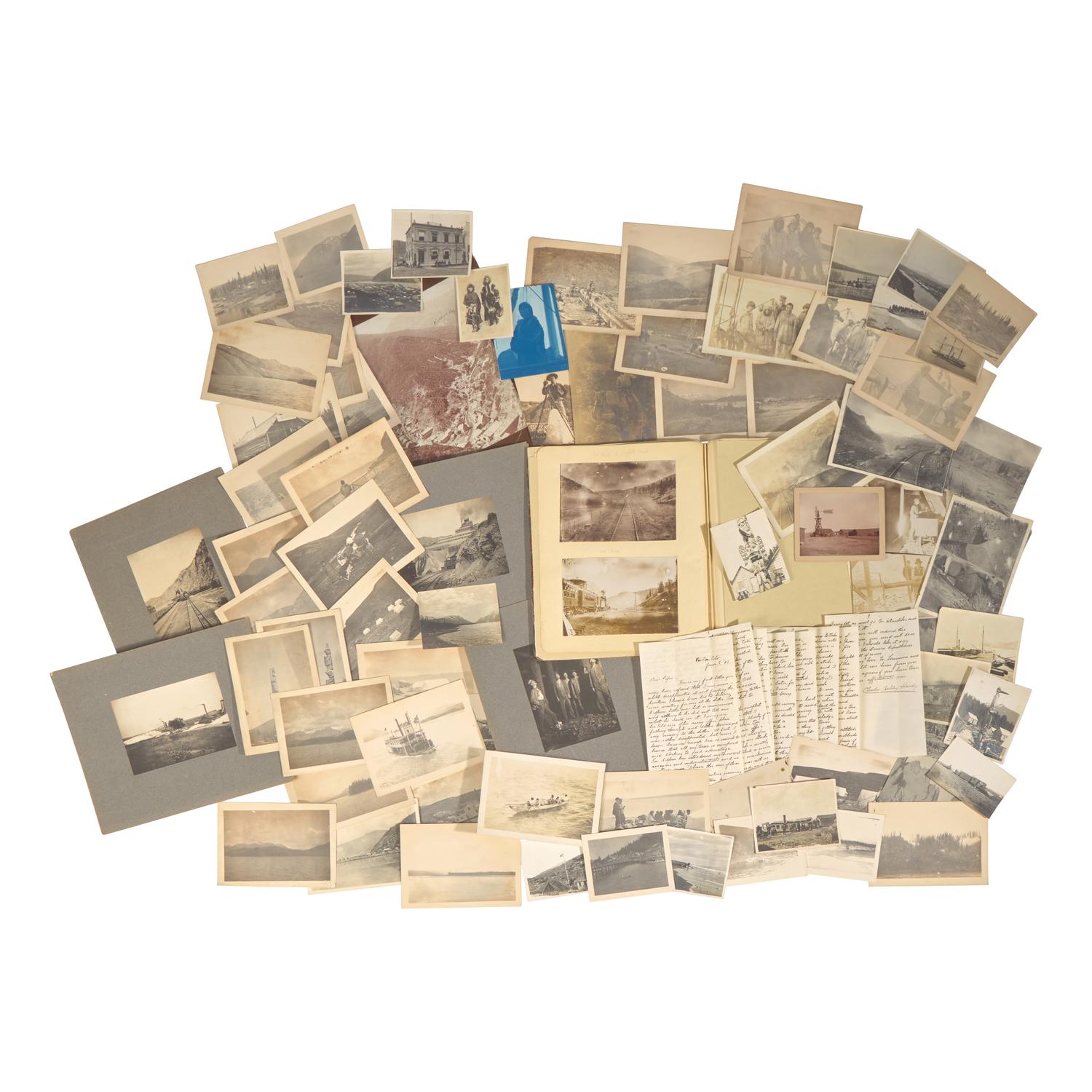 [Gold Rush] Hardy, Charles Ashley. Collection of Photographs Taken in Colorado, Alaska, and the Canadian Yukon During Mining Excursions