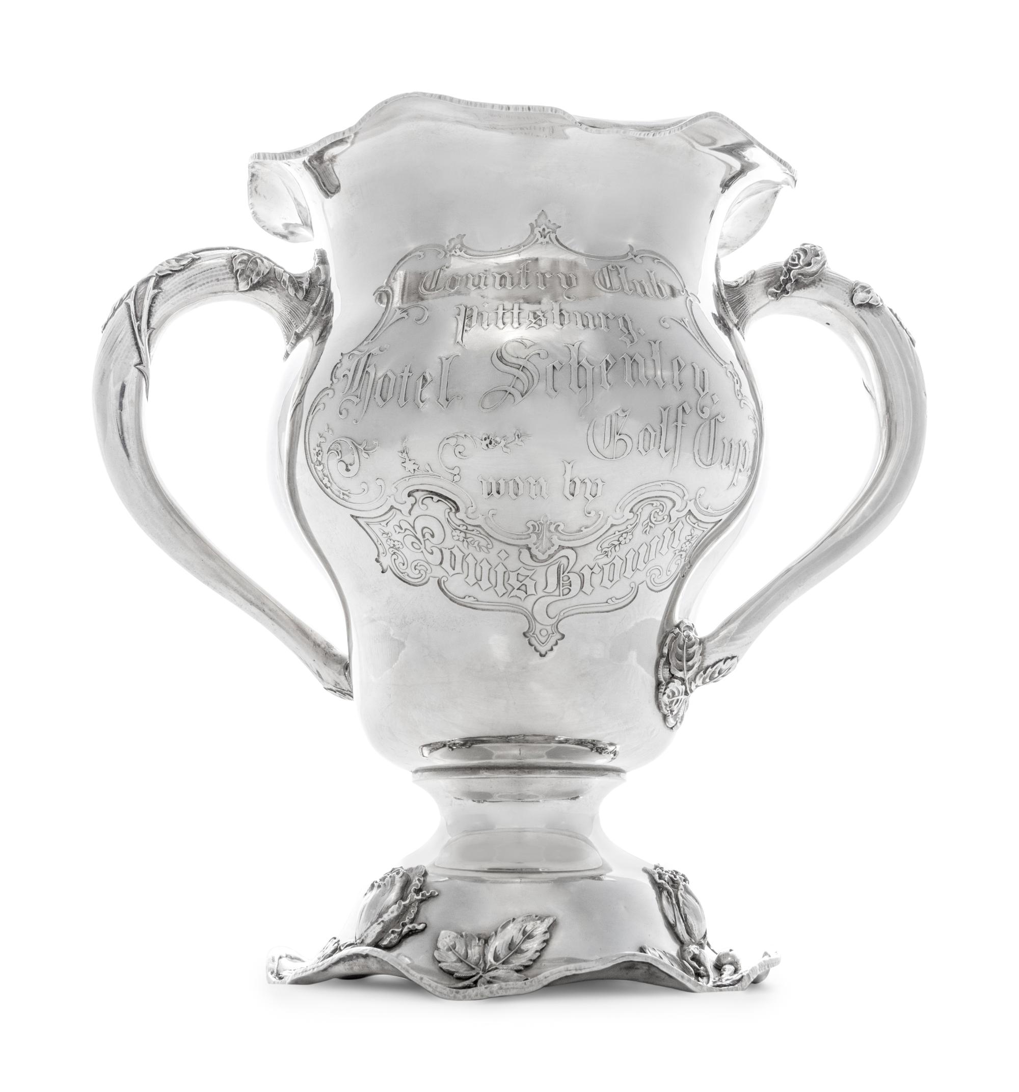 An American Silver Golf Trophy of Pittsburgh Interest