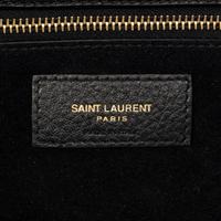 SAINT LAURENT, MEDIUM LEATHER SHOPPING TOTE