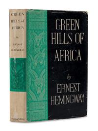 HEMINGWAY, Ernest (1899-1961). Green Hills of Africa . New York and London: Charles Scribner's Sons, 1935.