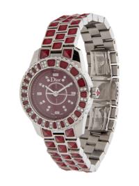Dior Christal Red Sapphire Crystal and Diamond Women's Watch