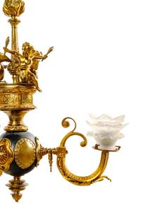 A French Gilt Bronze Three-Light Chandelier