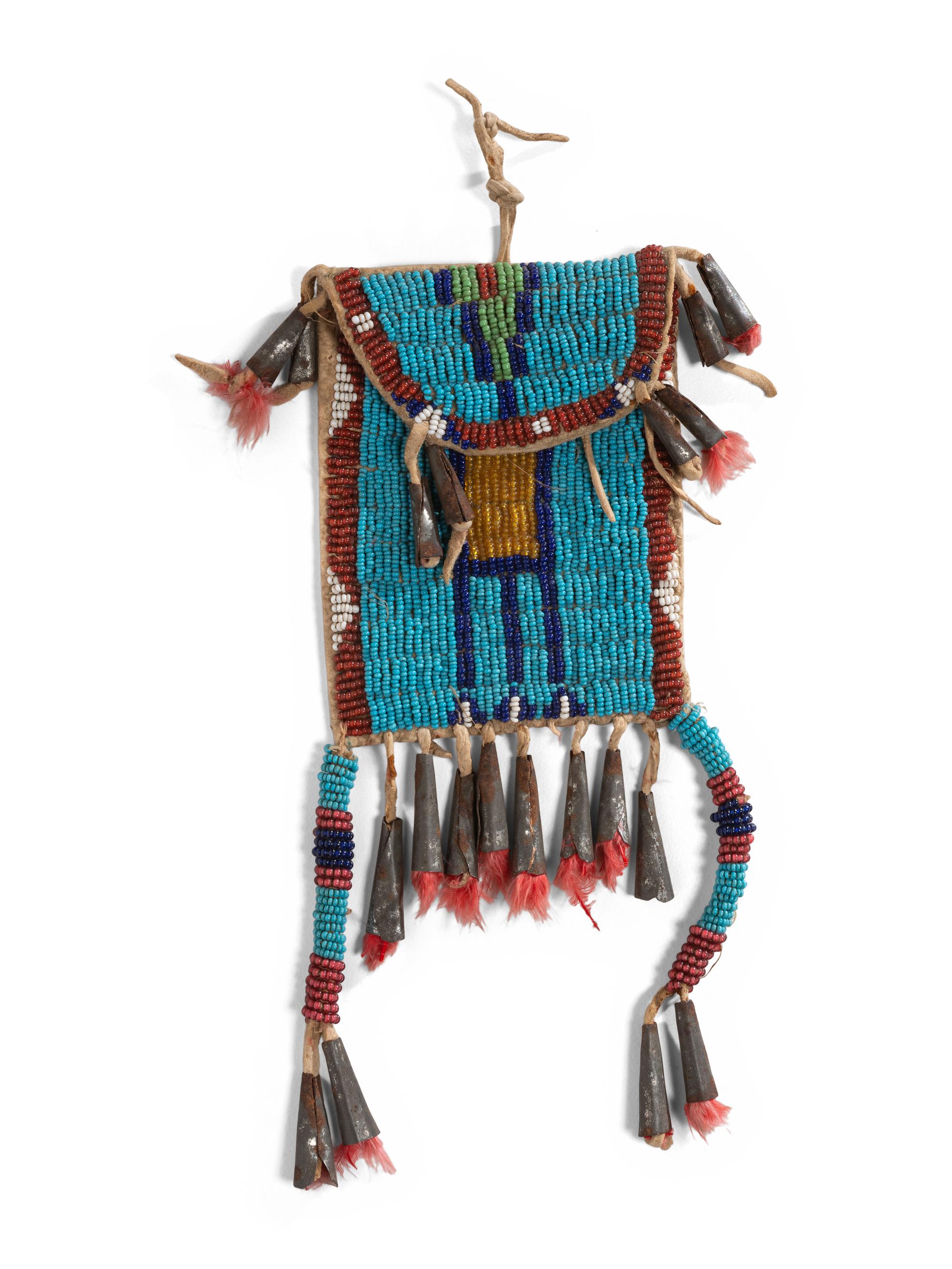 Plains Beaded Hide Strike-a-Light
