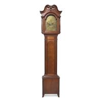 A Southern Federal Walnut Tall Case Clock