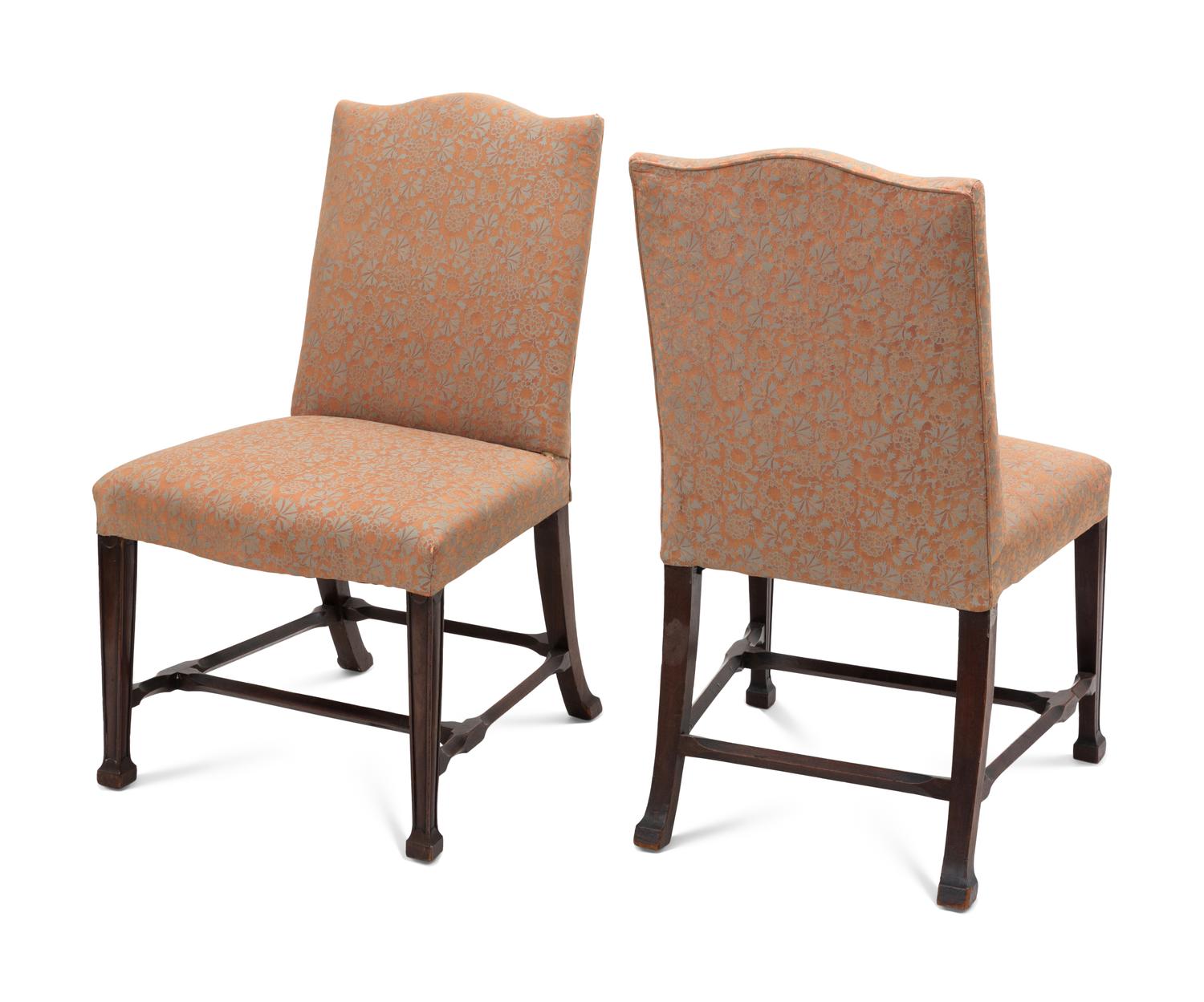 A Set of Six George III Mahogany Side Chairs
