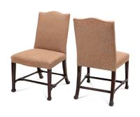 A Set of Six George III Mahogany Side Chairs