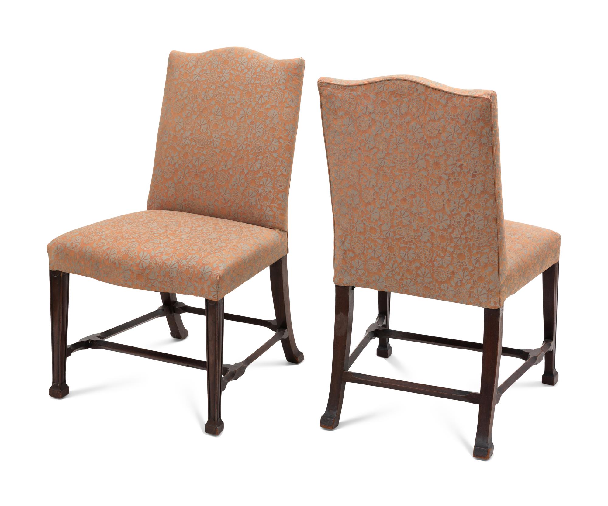 A Set of Six George III Mahogany Side Chairs