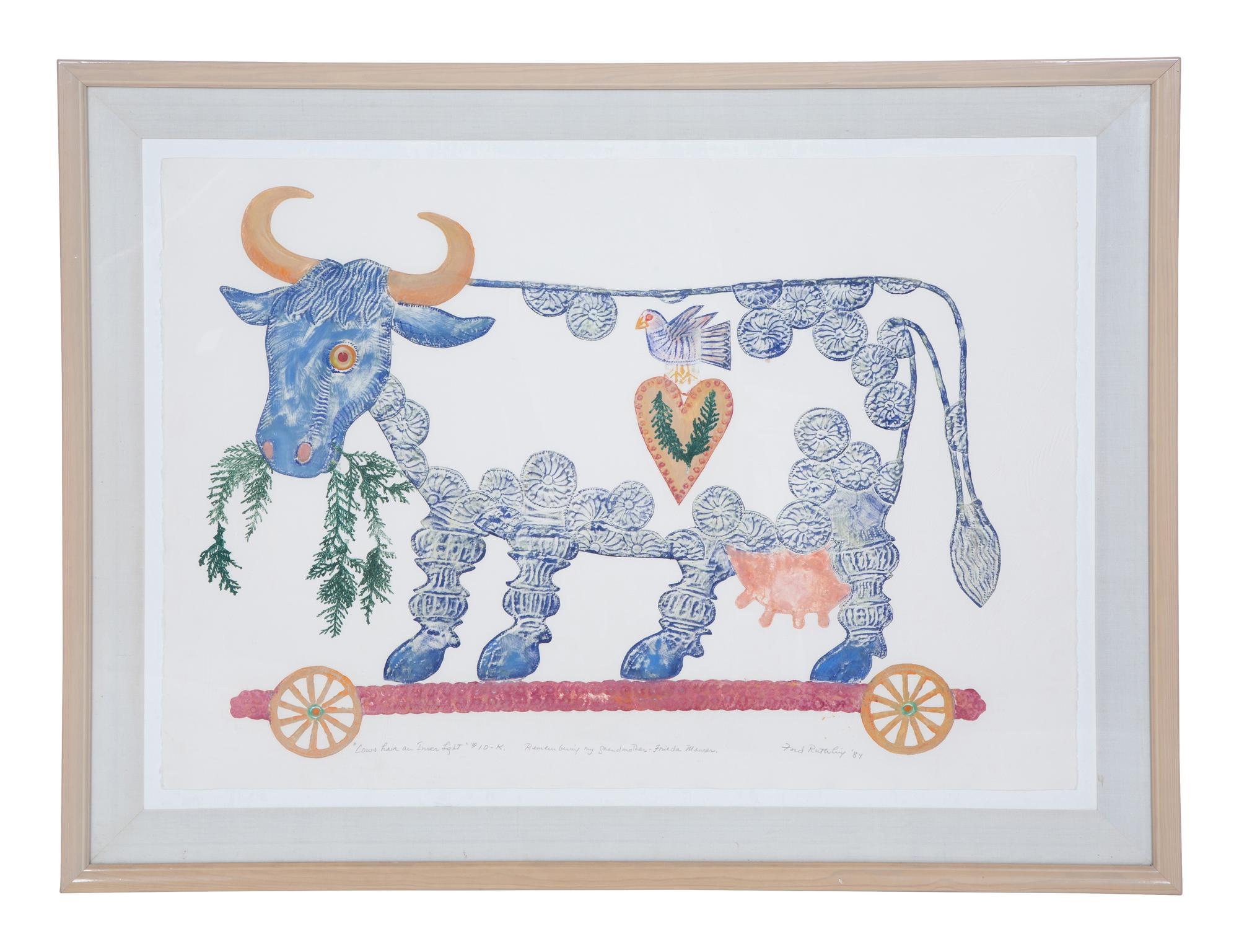 A Group of Six Color Lithographs by Ford Ruthling (American, 1933-2015)