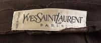 An Yves Saint Laurent Haute Couture Brown Suede Dress and Jacket Ensemble, No size.