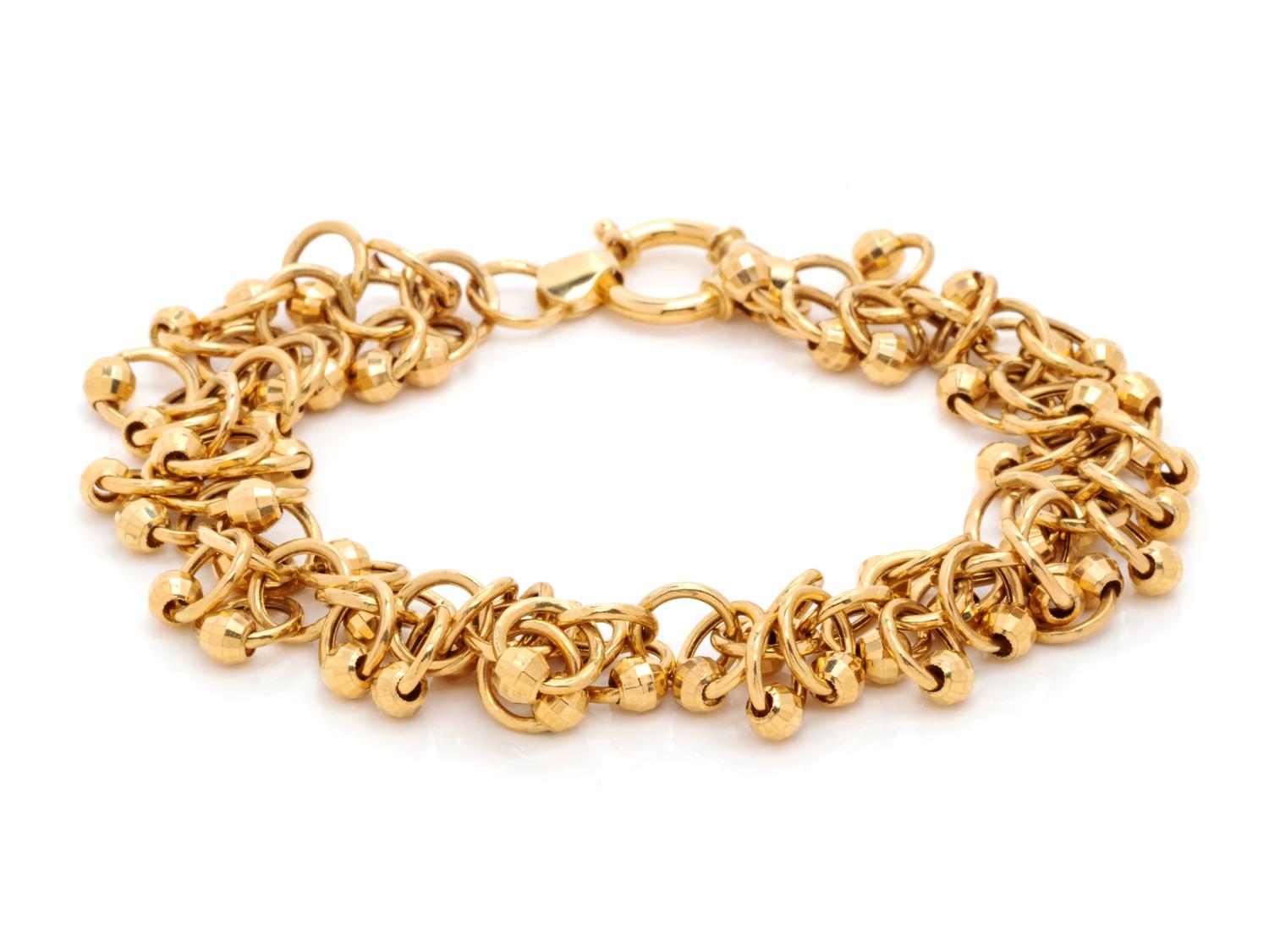 YELLOW GOLD BRACELET