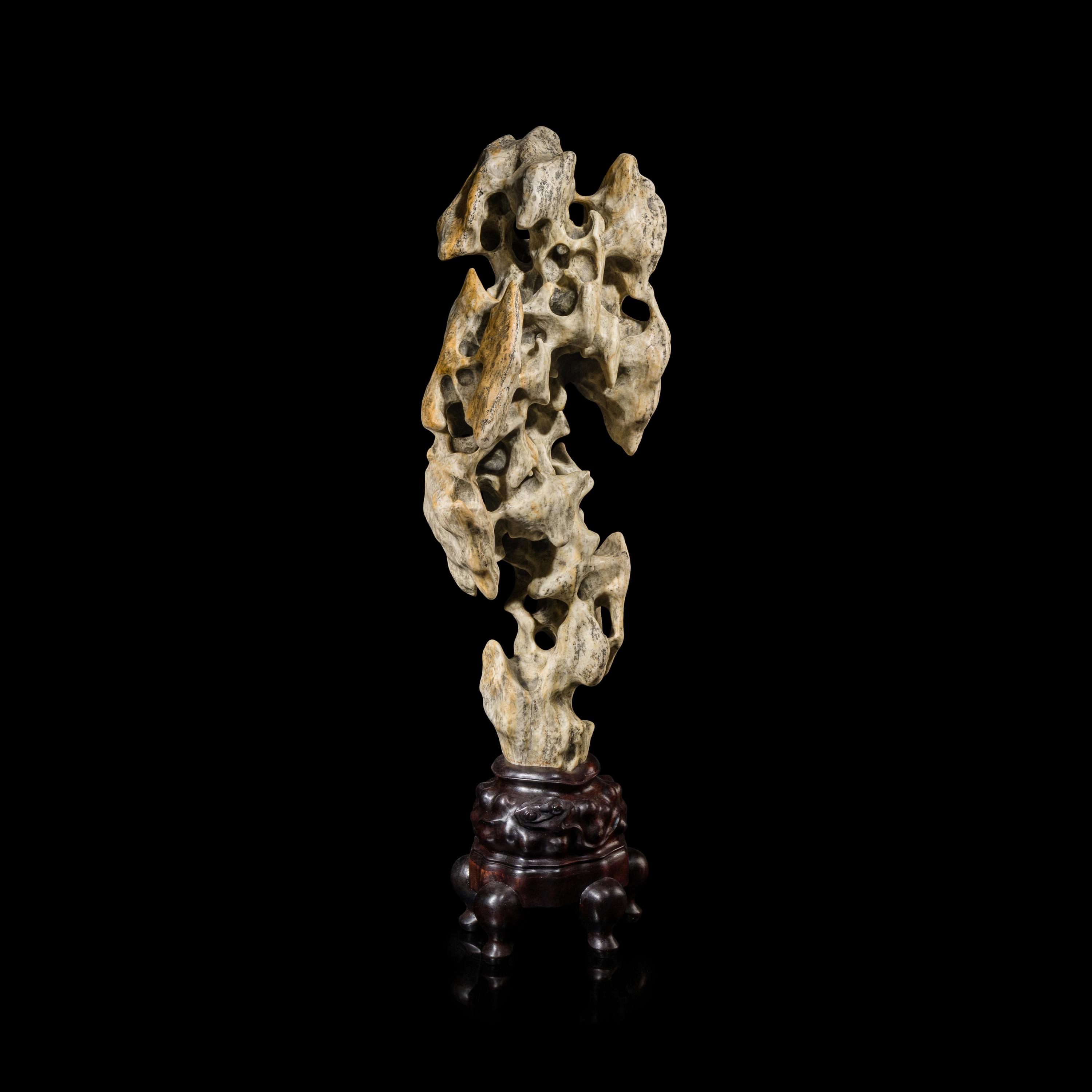 A Chinese Scholar's Rock, 20th Century — 近代 賞石一座