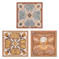 Three Hermès Scarves
