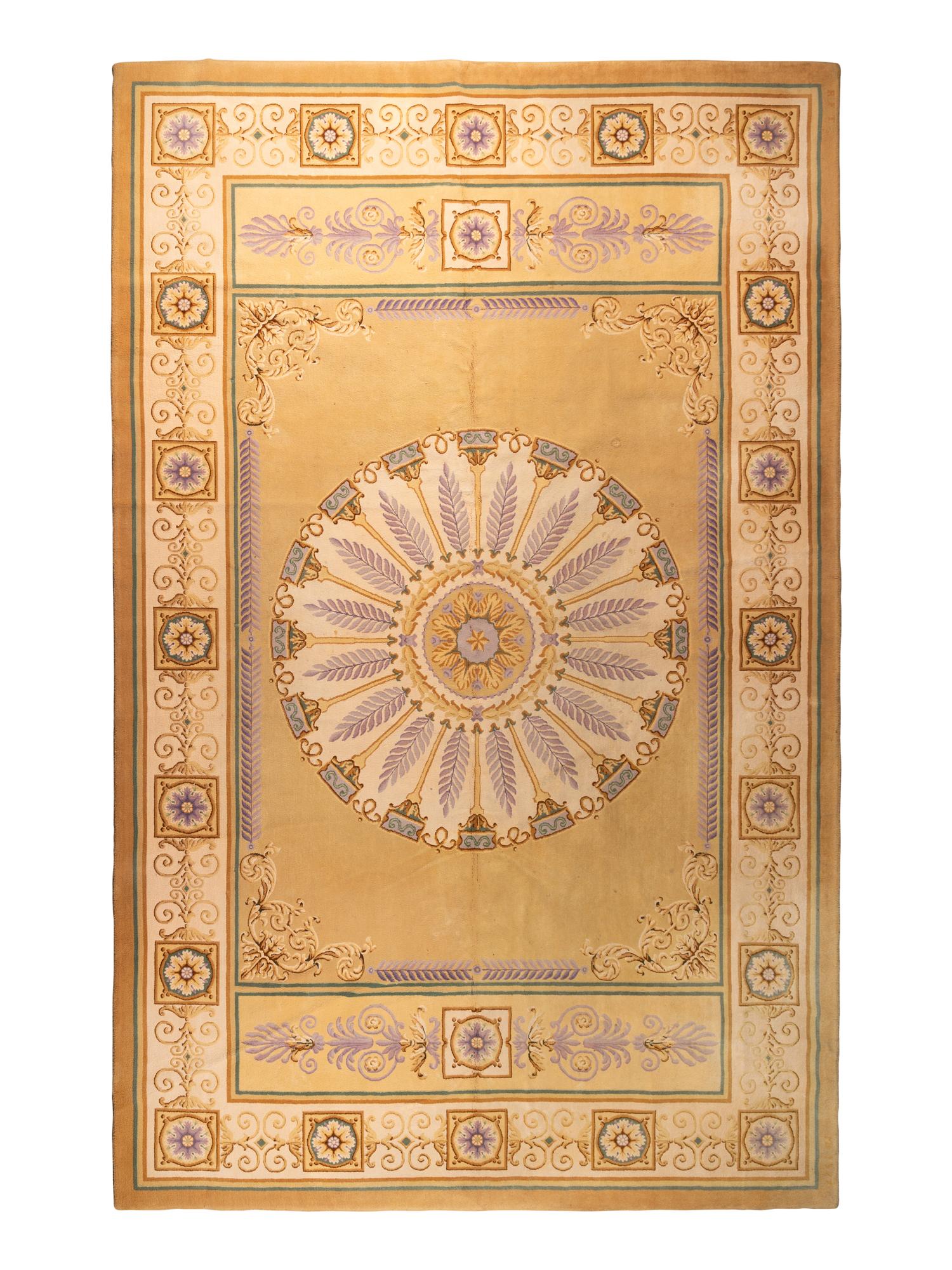 A Savonnerie Style Wool Rug