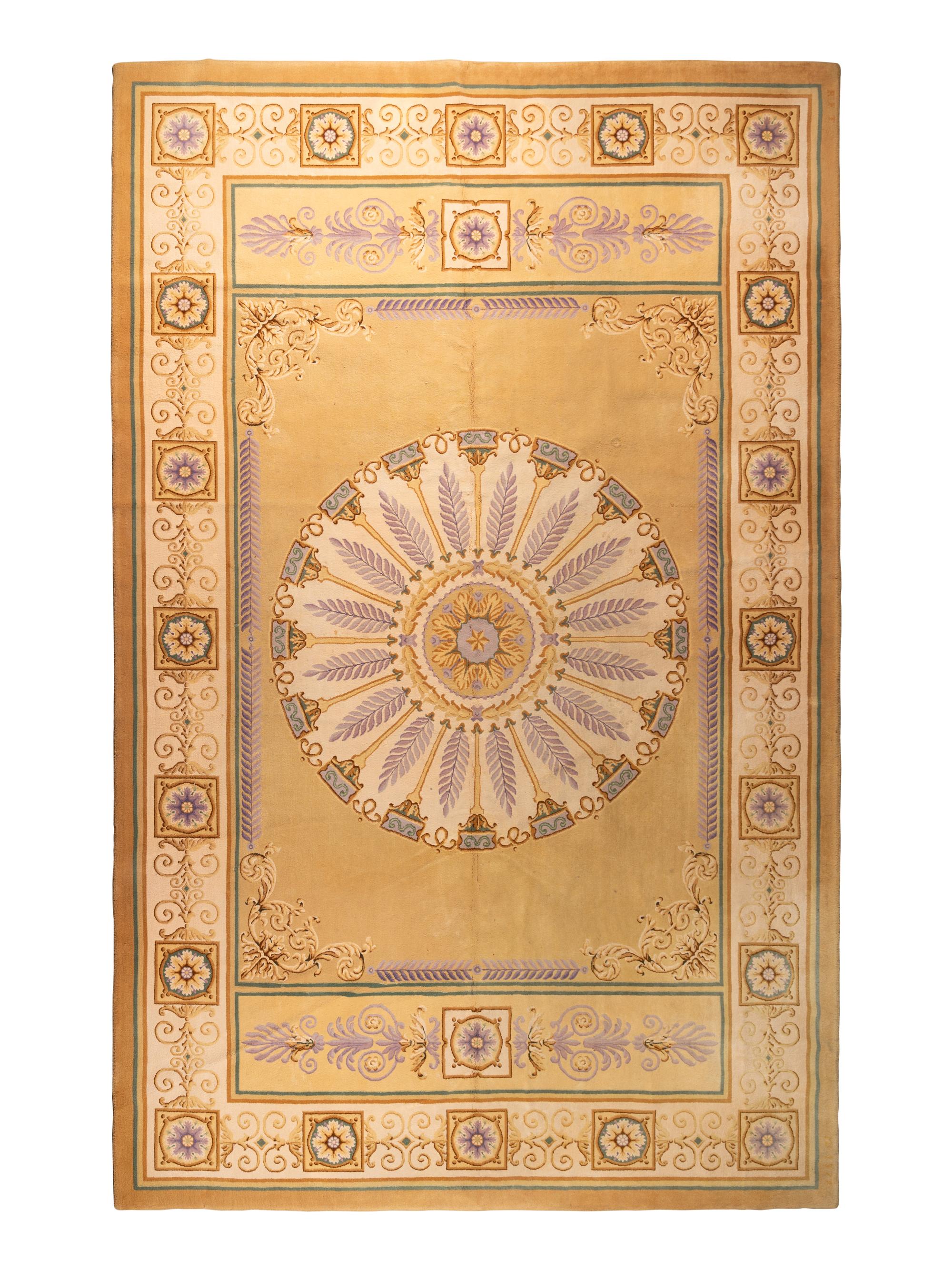 A Savonnerie Style Wool Rug
