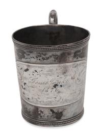 Three American Silver Mugs and Beakers