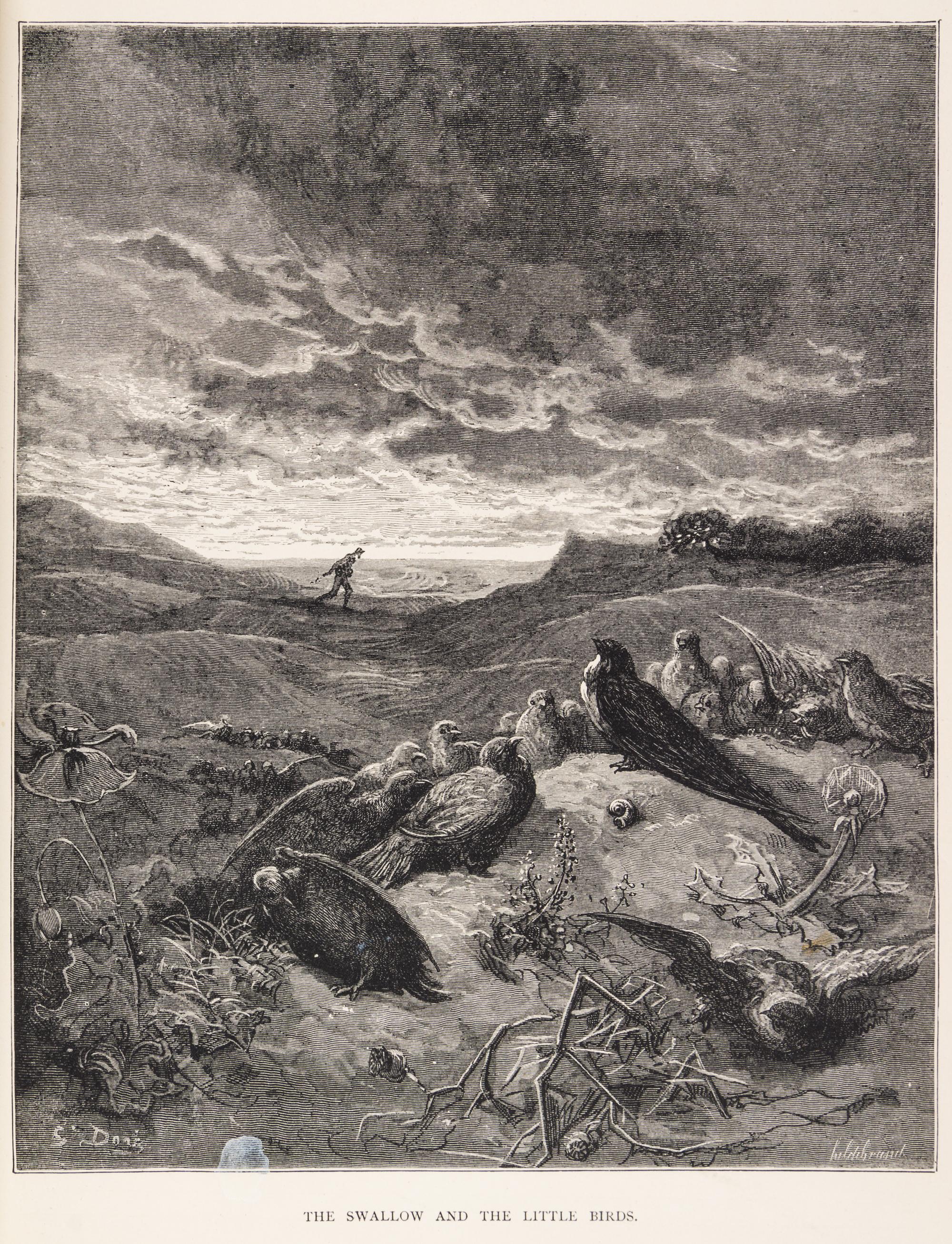 (DORE, GUSTAVE) LA FONTAINE, JEAN DE. The Fables of La Fontaine. London/NY, n.d.