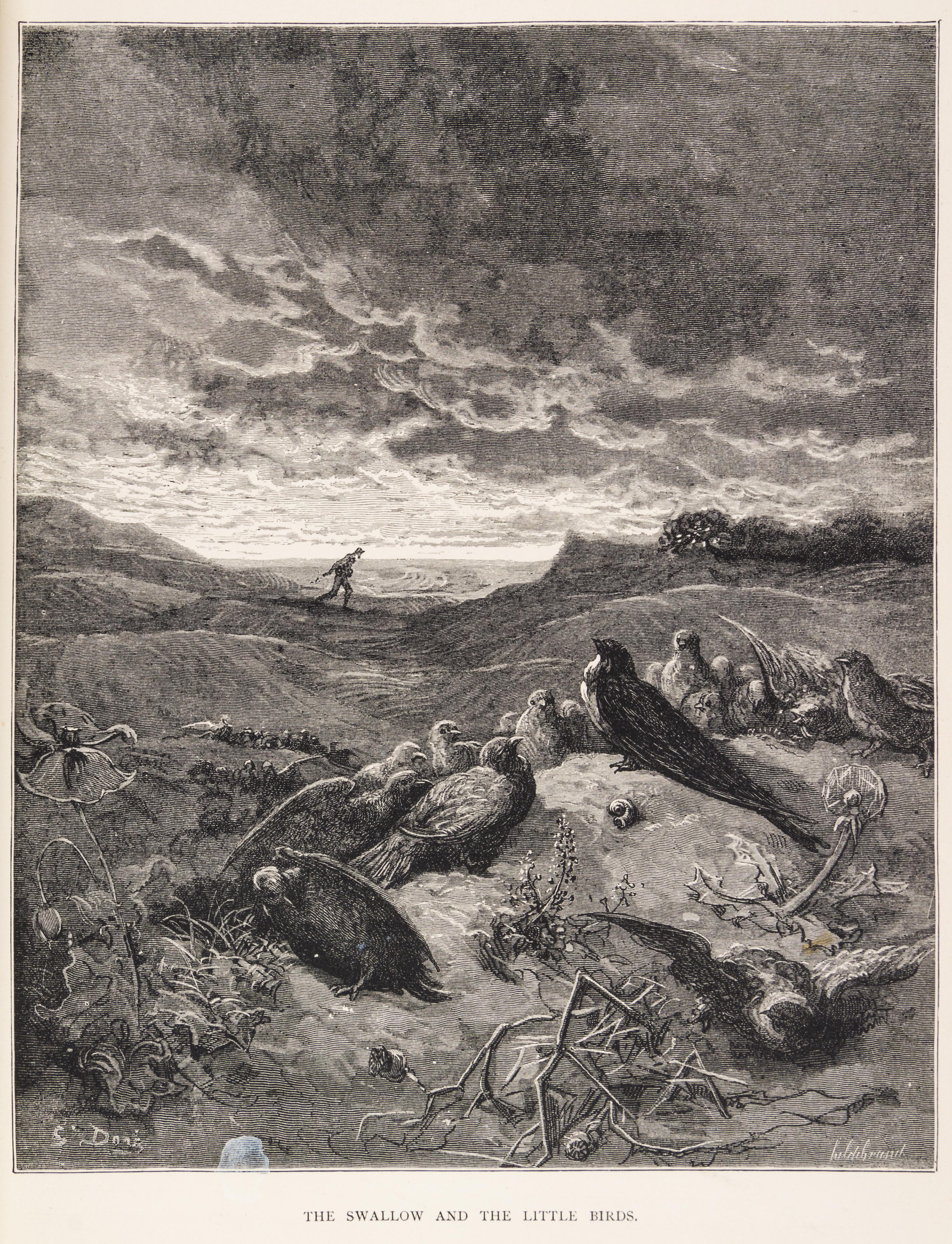 (DORE, GUSTAVE) LA FONTAINE, JEAN DE. The Fables of La Fontaine. London/NY, n.d.