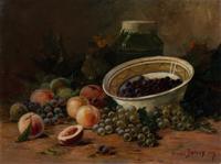 Edmond Boiteux, (French, 19th/20th century), Still Life with Fruit, 1907