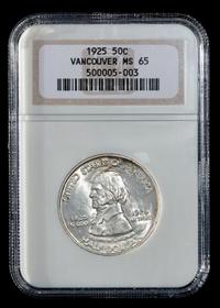 A United States 1925 Fort Vancouver Commemorative 50c Coin