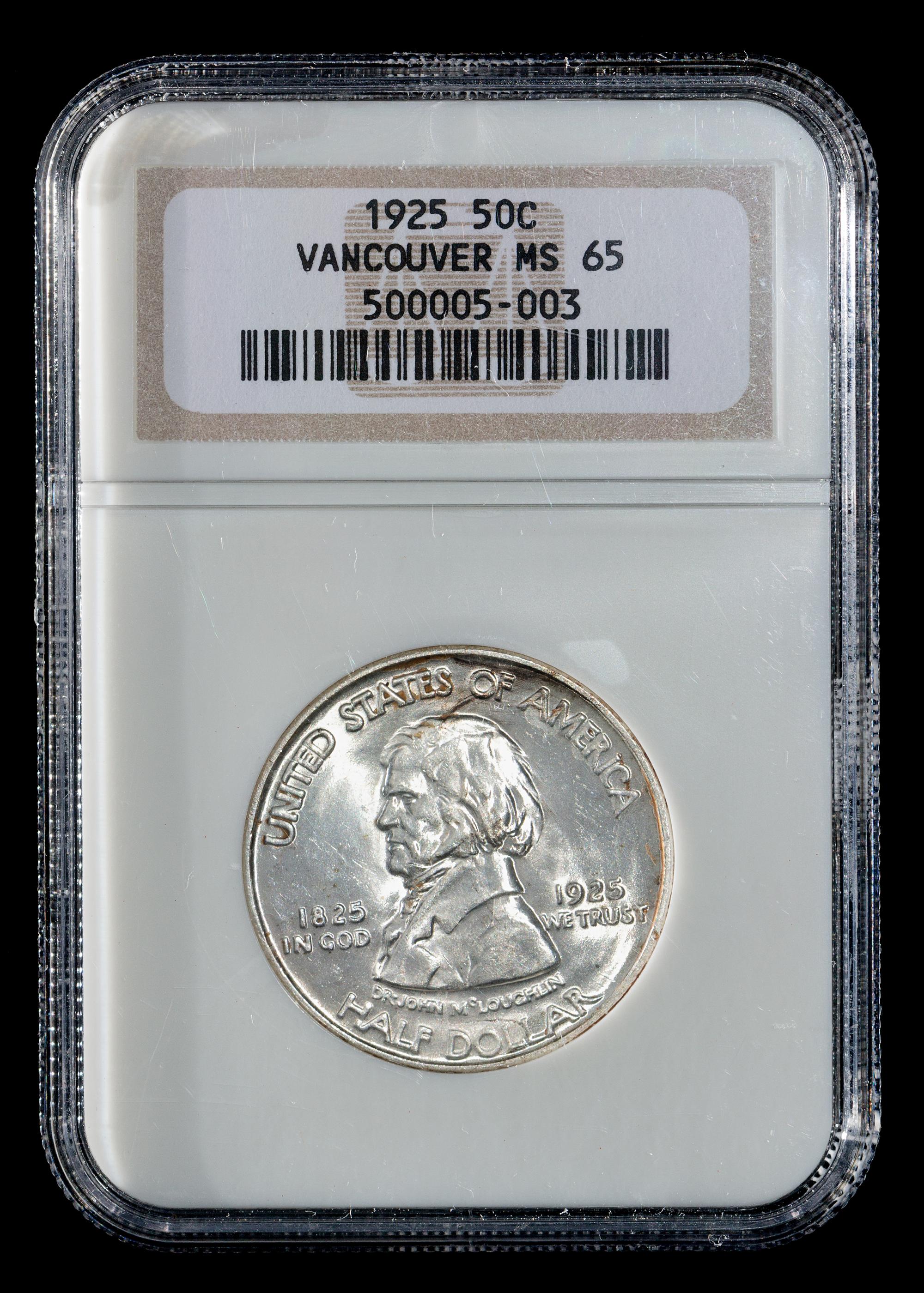 A United States 1925 Fort Vancouver Commemorative 50c Coin
